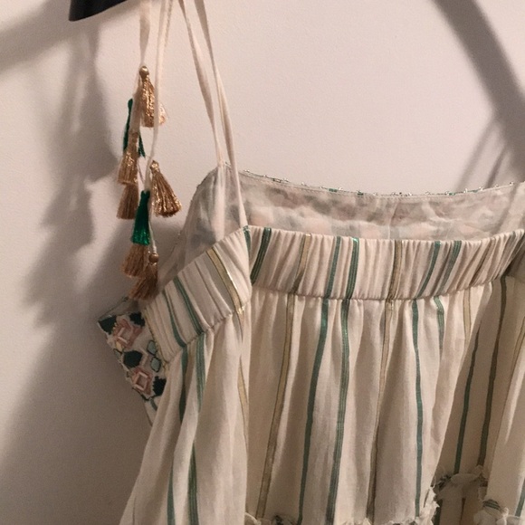 NWT Anthropologie Safa Tiered Shimmer MIDI Dress - Picture 14 of 16